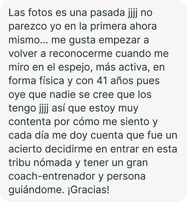 Mensaje de feedback