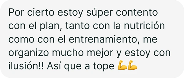 Mensaje de feedback