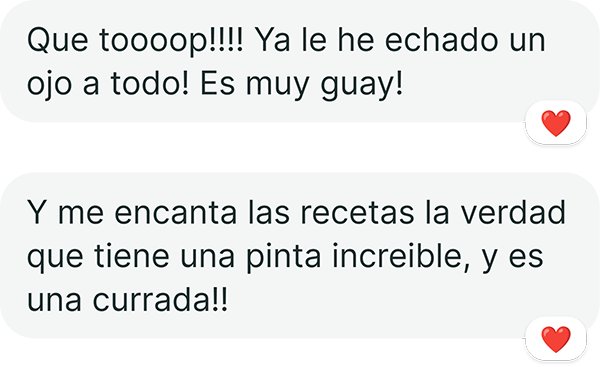 Mensaje de feedback